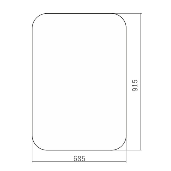 Зеркало MIXLINE &amp;quot;Выбор&amp;quot; 685*915 (ШВ) - ФР-00002137 