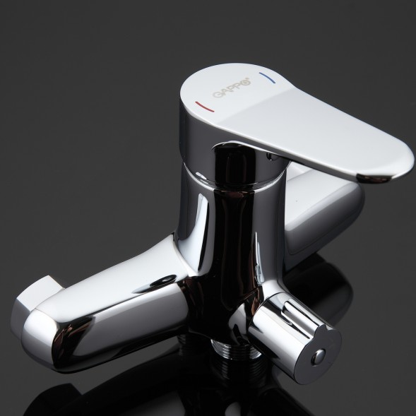 Смеситель для ванны и раковины 35к G2236 GAPPO L-излив, ХРОМ - G2236 