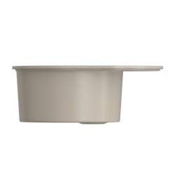 Мойка ML-GMS08 СТАНДАРТ овальная с крылом, песочный (302), 570*460*170мм - 00-00002330