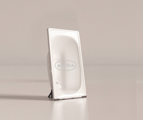 Ванна стальная 1,3*0,7*0,4 (ВИЗ) Антика &amp;quot;Белая Орхидея&amp;quot; цв.белый (ОР-21200) - А-30001 