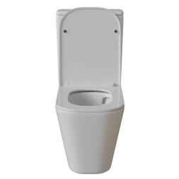 Унитаз-компакт безободковый WAVE APEKS Tornado1.0,гор,ниж,2-кн.арм,сид.полипр,м/л,быстр,БЕЛЫЙ глянец - 554621