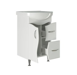 Тумба д/ванной &amp;quot;КЛАССИК-52&amp;quot; под рак.Альфана-52 (ОК) (ПВХ) (разбор) - 556881 