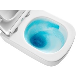 Унитаз подвесной Azario CAMPO 510х360х365 безободковый, система смыва скрытое &amp;quot;Торнадо&amp;quot;, с быстросъемным сиденьем микролифт (AZ-1883WH)