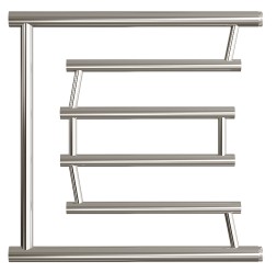 Полотенцесушитель водяной ДВИН D "Pobeda" лесенка 50/50, полированный (4627106963723)