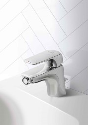 Смеситель для биде Kludi Ameo с донным клапаном, хром (412160575)