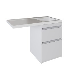 Тумба д/ванной &amp;quot;СОЗВЕЗДИЕ-56&amp;quot;под рак.над ст.маш. БИЛЛ-120(MIXLINE)унив(ПВХ) - 542898 