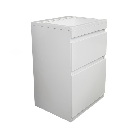 Тумба д/ванной &amp;quot;СОЗВЕЗДИЕ-56&amp;quot;под рак.над ст.маш. БИЛЛ-120(MIXLINE)унив(ПВХ) - 542898 