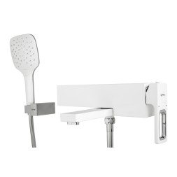 Смеситель для ванны G3217-8 GAPPO БЕЛЫЙ-ХРОМ - G3217-8