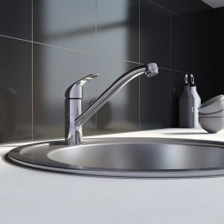 Смеситель для кухни 35к Milardo M02SBR0M05 "Meal" длинный пов. излив ХРОМ - M02SBR0M05