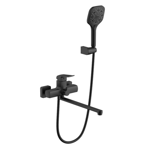 Смеситель для ванны и раковины 35к G2250 GAPPO L-излив, ЧЕРНЫЙ - G2250 