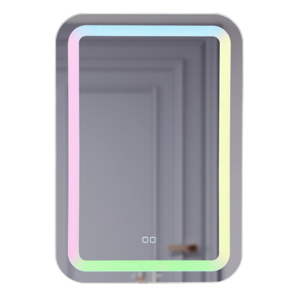 Зеркало MIXLINE &amp;quot;Мальта&amp;quot; RGB 550*800 (ШВ) сенсорный выключатель, МУЛЬТИ-ЦВЕТ - LED-00002511 