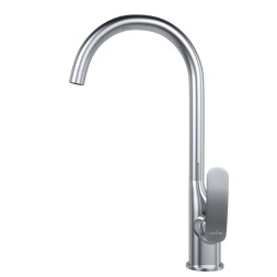 Смеситель для кухни 30k MIXLINE ML21-032 &amp;quot;Elegant&amp;quot; высокий излив боковая ручка - ML21-032 