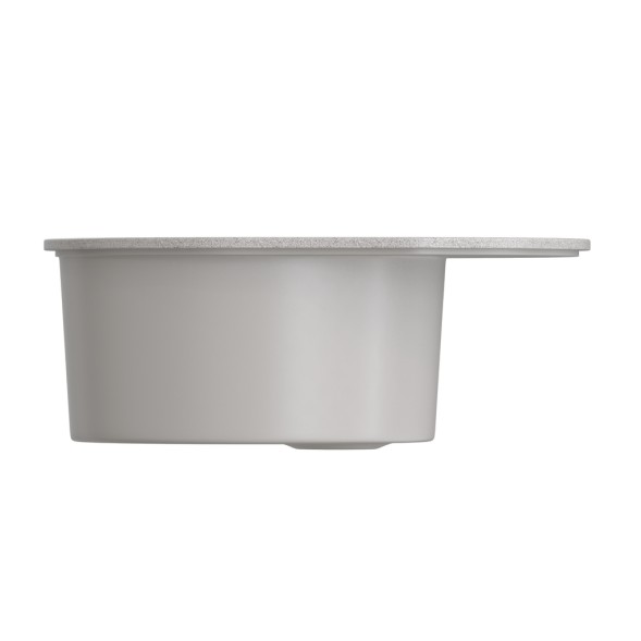 Мойка ML-GMS08 СТАНДАРТ овальная с крылом, светло-серый (310), 570*460*170мм - 00-00002425 