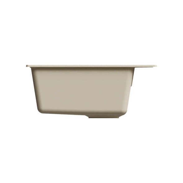 Мойкa ML-GMU02 УЛЬТРА прямоугольная, бежевый камень, 425*485 мм (глуб. чаши 175) - 00-001399 