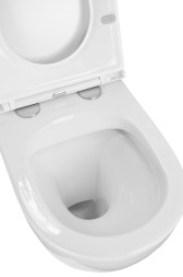 Унитаз подвесной Azario Grado 490х370х360 безободковый с быстросъемным сиденьем микролифт (AZ-0046 -N)