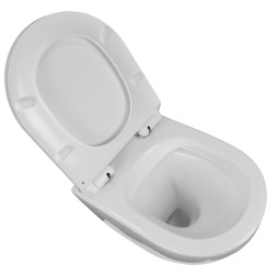 Унитаз подвесной Azario Grado 490х370х360 безободковый с быстросъемным сиденьем микролифт (AZ-0046 -N)