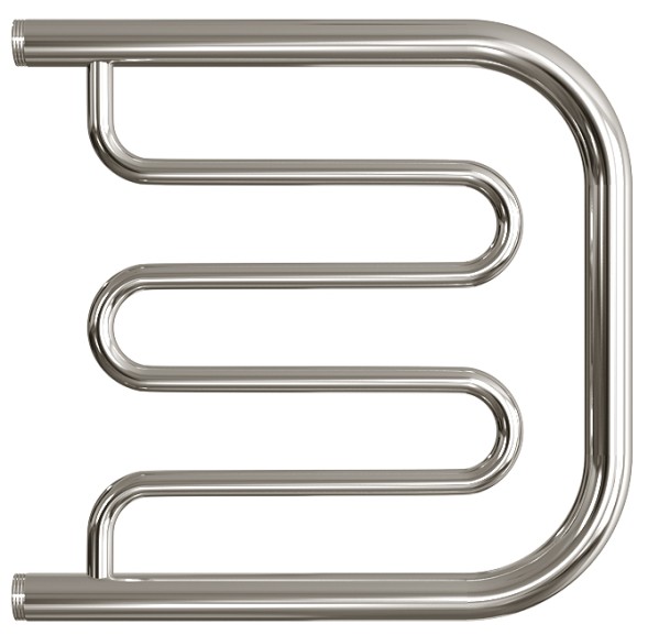 Полотенцесушитель водяной ДВИН D фокстрот 50/50 без полки, полированный (4627085890232)