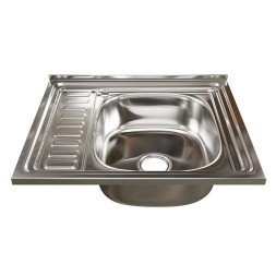 Мойка 60х50 (0,6) прав вып 3 1/2 MIXLINE 16см с сифоном - 538193