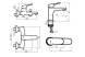 Набор смесителей для ванны и умывальника Bravat Eler, хром  (F191238CP-SET)