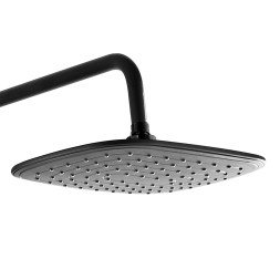 Душевая система AZARIO с поворотным изливом, керамический картридж, черный матовый (AZ-801-2B)