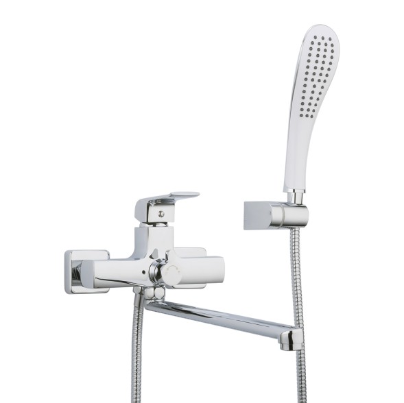 Смеситель для ванны и раковины 35к G2250-8 GAPPO L-излив, ХРОМ - G2250-8 