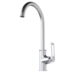 Смеситель для кухни 30k MIXLINE ML28-032 "Energy"высокий излив боковая ручка - ML28-032