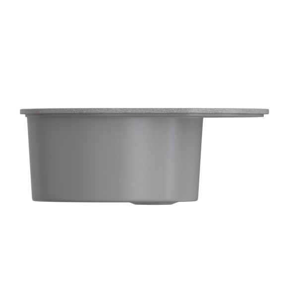 Мойка ML-GMS08 СТАНДАРТ овальная с крылом, темно-серый (309), 570*460*170мм - 00-00002564 