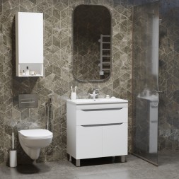 Тумба д/ванной &amp;quot;Лайн-70&amp;quot; 1 ящик под раковину Марго-70 (MIXLINE) (ПВХ) - 555464 