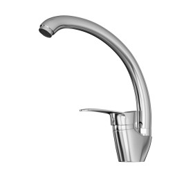 Смеситель для кухни 40k MIXLINE МЛ03-032 (ML03-032) выс.излив б/отв бок п/гайку(без подводки) - МЛ03-032/ML03-032 