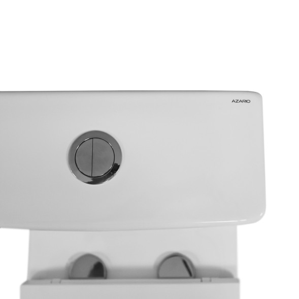 Унитаз моноблок Azario Eagle торнадо, в комплекте с арматурой и сиденьем микролифт дюропласт 690х360х800 (AZ-80673)