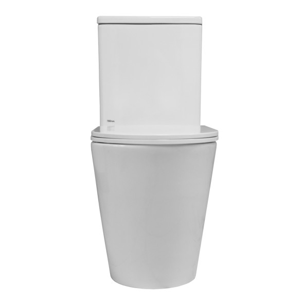 Унитаз моноблок Azario Eagle торнадо, в комплекте с арматурой и сиденьем микролифт дюропласт 690х360х800 (AZ-80673)