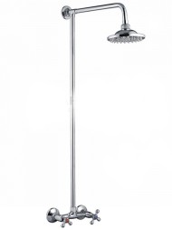 Душевая система 1/2 кер L2408 Ledeme стационарный ТРОПИЧ ДУШ, латунь - L2408