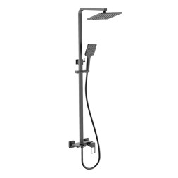 Душевая система 35к IDDIS BILBL1Fi06 "Bild" лейка "Тропический душ" Черный - BILBL1Fi06