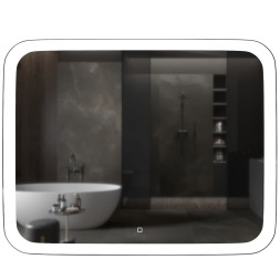 Зеркало MIXLINE "Стив" 1000*800 (ШВ) сенсорный выключатель, светодиодная подсветка - ФР-00001304