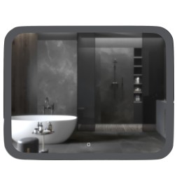 Зеркало MIXLINE "Стив" 1000*800 (ШВ) сенсорный выключатель, светодиодная подсветка - ФР-00001304
