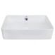 Раковина-чаша Creo Ceramique 500х350х120 накладная, прямоугольная, керамика, белый глянцевый (PU3500)