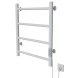 Полотенцесушитель MIXLINE VEGA  60х50 (таймер, 201 Вт, 4 перекладины) электрический БЕЛЫЙ - ML-556341 