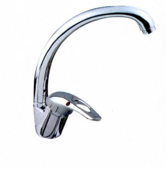 Смеситель для кухни 40к L4102-В Ledeme  с отв боковая, силумин - L4102-B 