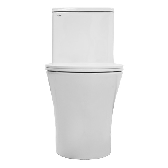 Унитаз моноблок Azario Vally торнадо, в комплекте с бачком и сиденьем микролифт дюропласт 690х360х760 (AZ-80687)