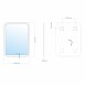 Зеркало MIXLINE &amp;quot;Стив&amp;quot; 685*915 (ШВ) сенсорный выключатель, светодиодная подсветка - ФР-00001480 