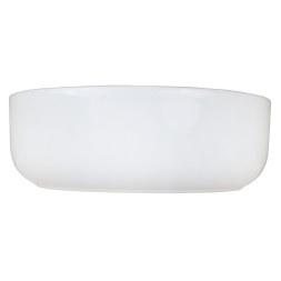 Раковина-чаша Creo Ceramique 400х400х140 накладная, круглая, керамика, белый глянцевый (PU4400)