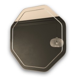 Зеркало MIXLINE "Герда" 600*600 (ШВ) гравировка - MLZ.Grd.6-6