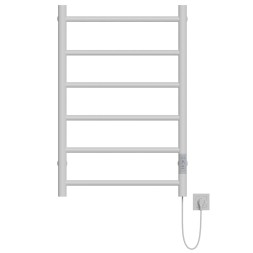 Полотенцесушитель MIXLINE VEGA 80х50 (таймер, 289 Вт, 6 перекладин) электрический БЕЛЫЙ - ML-556348