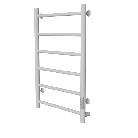 Полотенцесушитель MIXLINE VEGA  80х50 (таймер, 289 Вт, 6 перекладин) электрический БЕЛЫЙ - ML-556348 