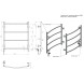Полотенцесушитель электрический ДВИН R Electro Eco лесенка 60/50, полированный (4627162894184)
