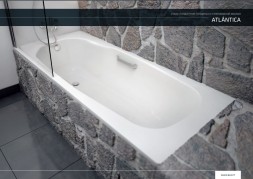 Ванна стальная BLB ATLANTICA HG 180х80, с отверстиями для ручек