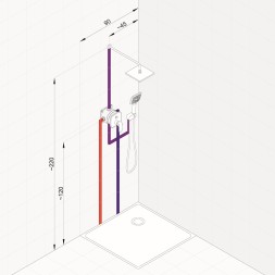 Душевая система Kludi Ameo 7 in 1 хром (416720575)