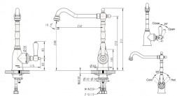 Смеситель для кухни Bravat Art Хром (F775109C-1)