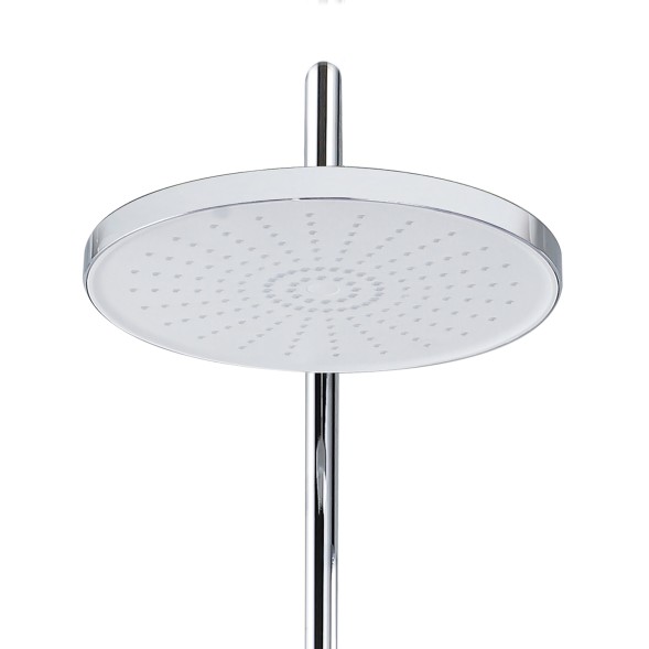 Душевая колонна Azario ARIZONA со смесителем для ванны, с поворотным изливом, круглая, хром (AZ-20R)