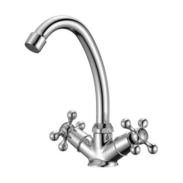 Смеситель для раковины 1/2 кер Milardo DUPSB00M01 &amp;quot;Duplex&amp;quot; пов излив ХРОМ - DUPSB00M01 